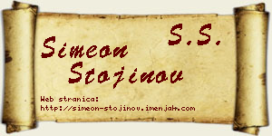 Simeon Stojinov vizit kartica